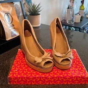 Tory Burch espadrilles, barely warn